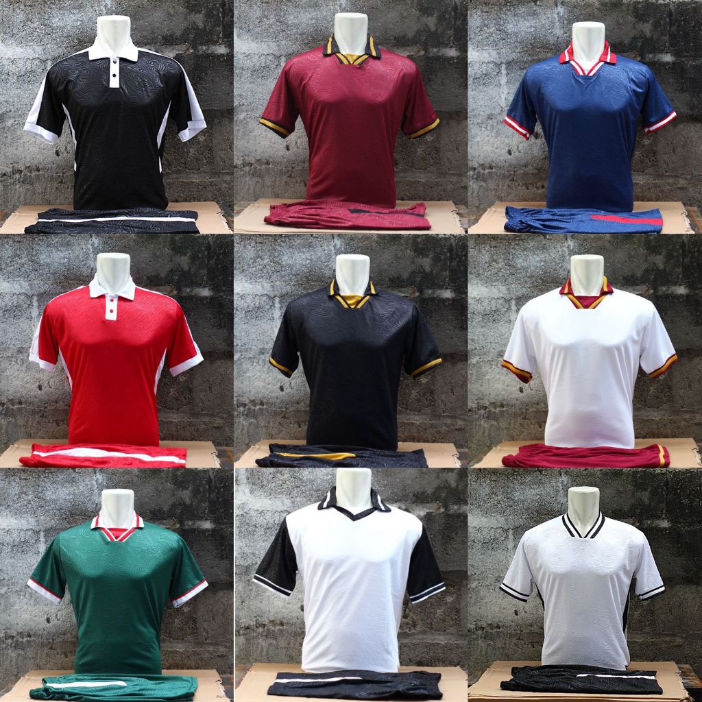 Jersey Setelan Olahraga Futsal sepakbola sepak takraw tenis Dryfit Embos MOTIF 3D