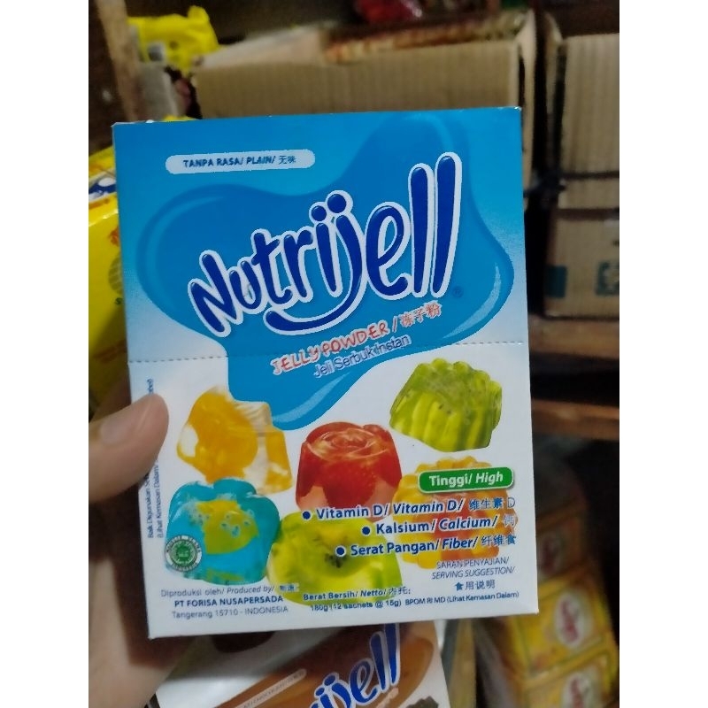 

Nutrijel/Jelly Powder/Jeli Sebuk Instan 15 g Rasa Strawberry,/Melon/ Cincau/ Jeruk/Mangga/Jambu/Kelapa/Plain