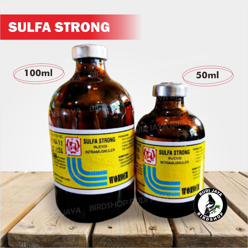 SULFA STRONG WONDER SULFASTRONG INJEKSI OBAT SAPI KAMBING KUCING HEWAN TERNAK SAKIT DIARE MENCRET