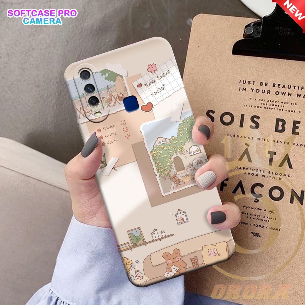 Case Vivo Y12 / Y15 / Y17 -ORORA- Casing Vivo Y12 Vivo Y15 Vivo Y17  - Motif case Aesthetic - Vivo -