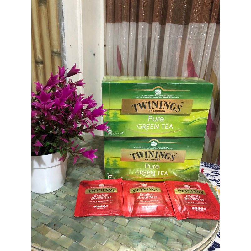 

2 boxes Twinings Pure Green Tea