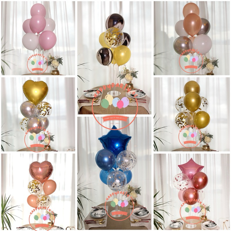 Paket Standing Balon / Tiang Balon (Standing Balon/Tiang Balon Beserta Dengan Balonnya)