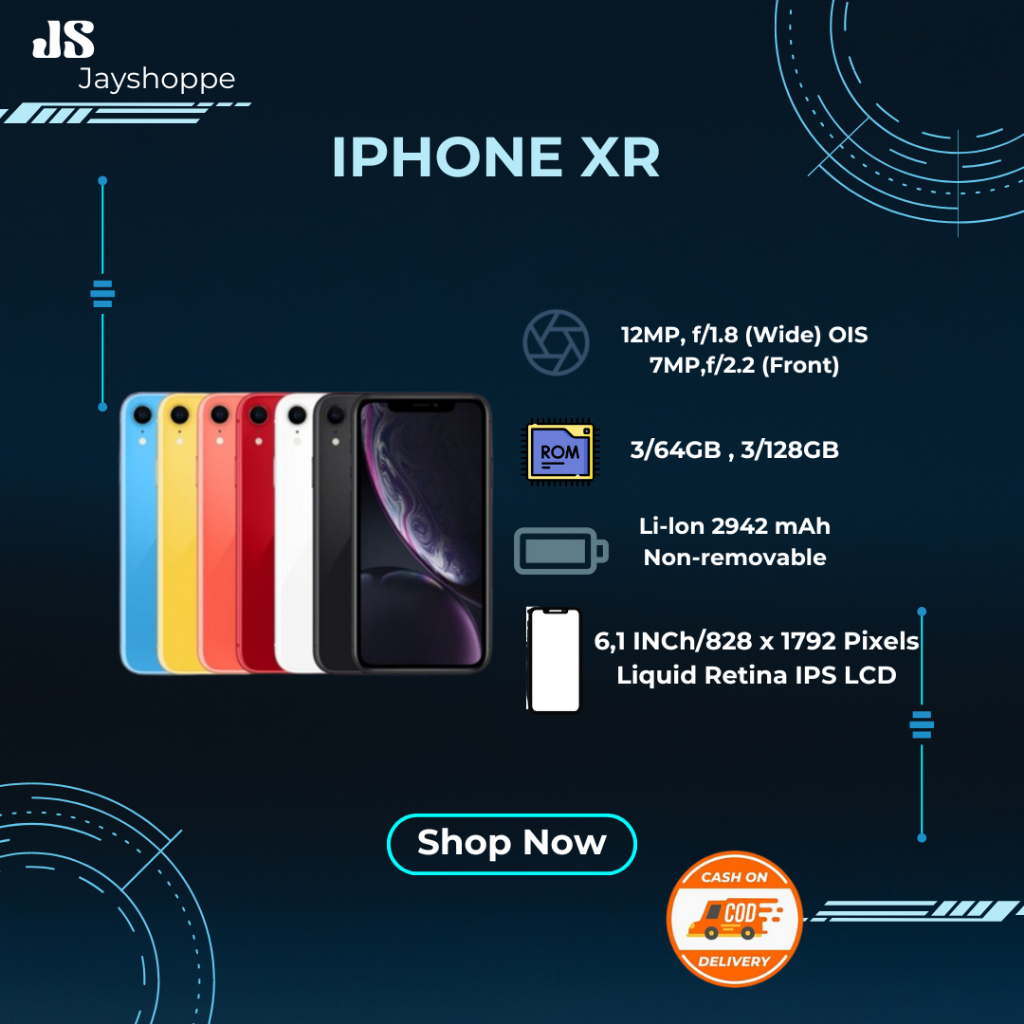 Apple iPhone Xr 128GB/64GB GSM LTE 4G garansi 1bulan