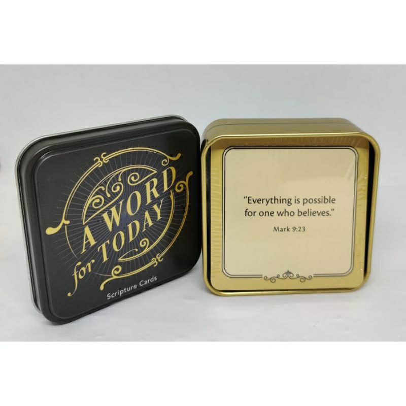 kartu rohani ayat alkitab bahasa inggris isi 50 pcs