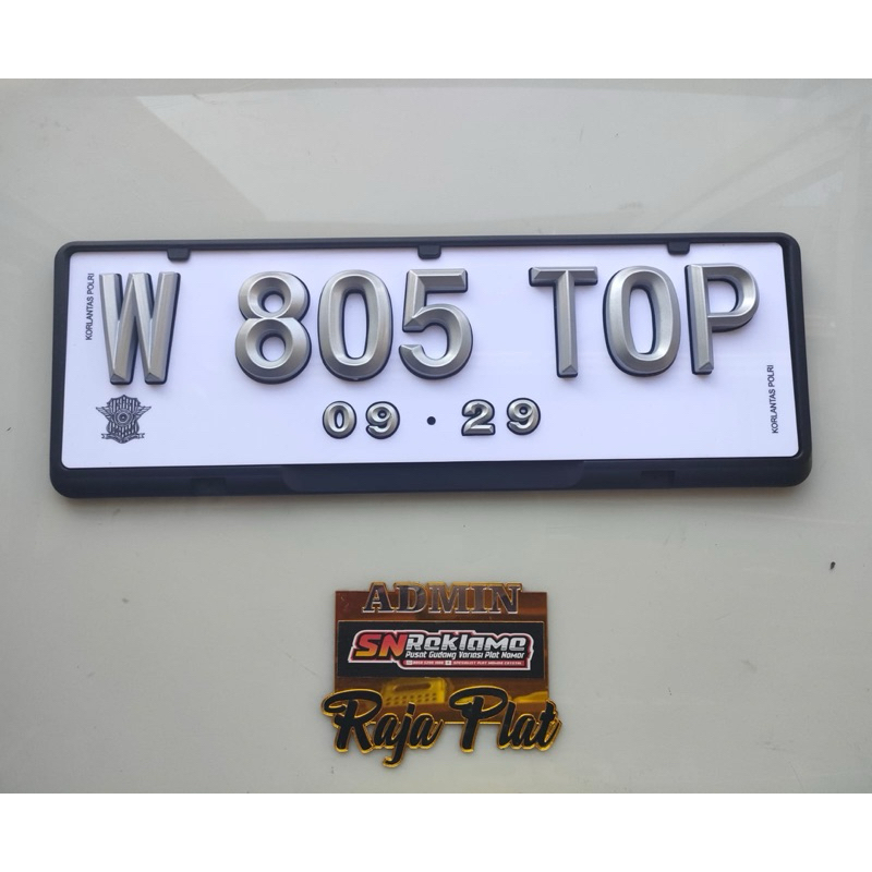 Yougz Rezeky Plat Nomor Timbul Pyramid, Plat Nomor Timbul , Plat Nomor Chrome Timbul Bahan Import,