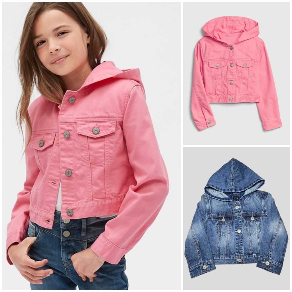 Jacket GAP denim Hooded Jeans Toddler