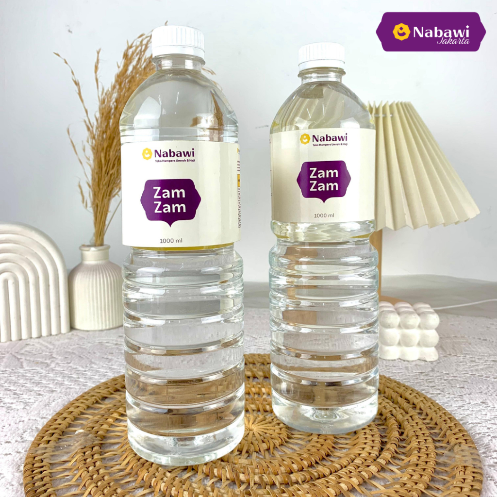 

Air Zam Zam 1 Liter Kemasan Botol Asli Original Oleh Oleh Haji dan Umroh