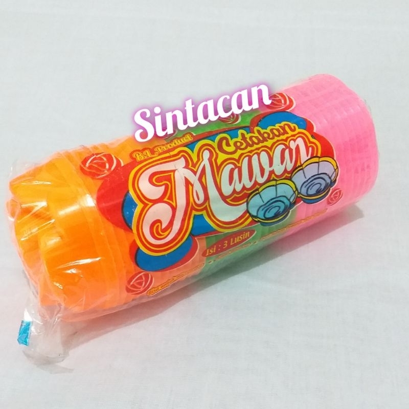 36pcs Cetakan Bolu Kukus Mawar (B)