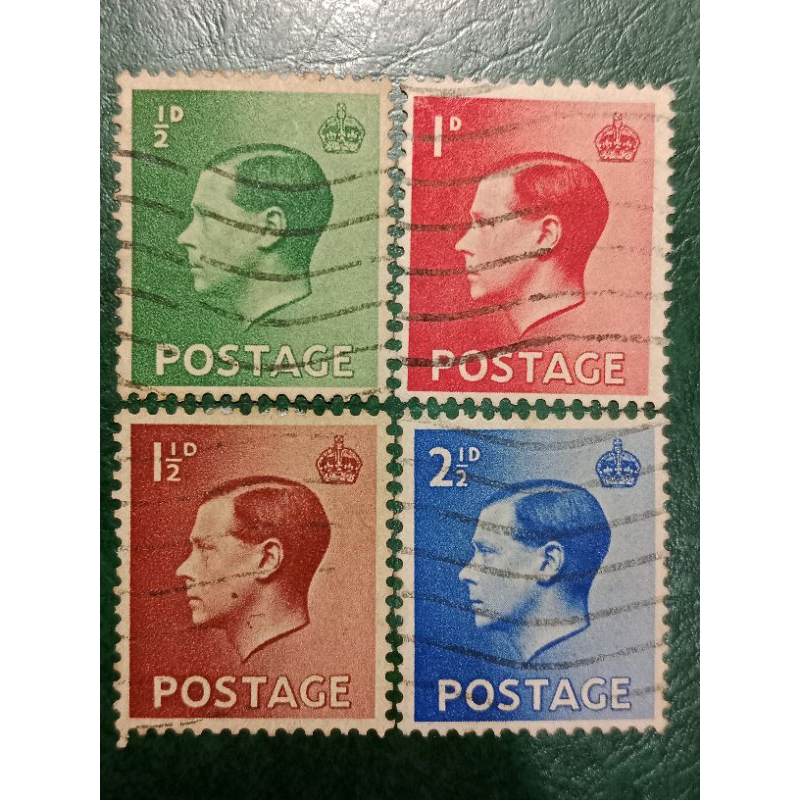 

Prangko British 4 Pcs King Edward VIII Tahun 1936 USED