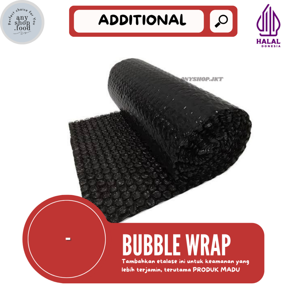 

EXTRA PACKING BUBBLE WRAP DAN FREE KARDUS/BOX