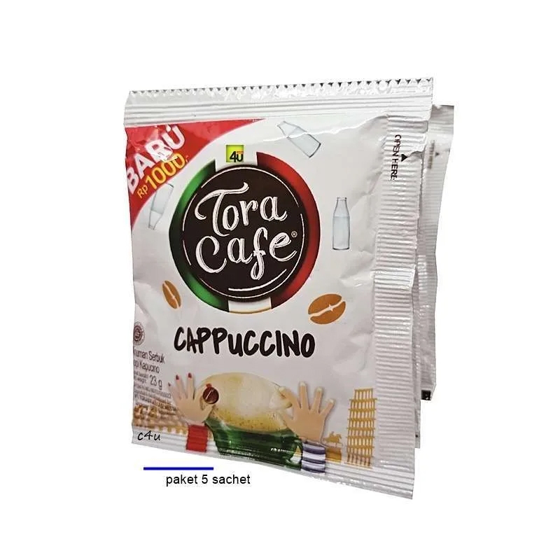 

Tora Cafe Cappuccino isi 5 Sachet x 22 gr - Toracafe