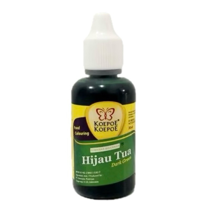 

Koepoe Koepoe Pewarna Makanan Hijau Tua 30 ml