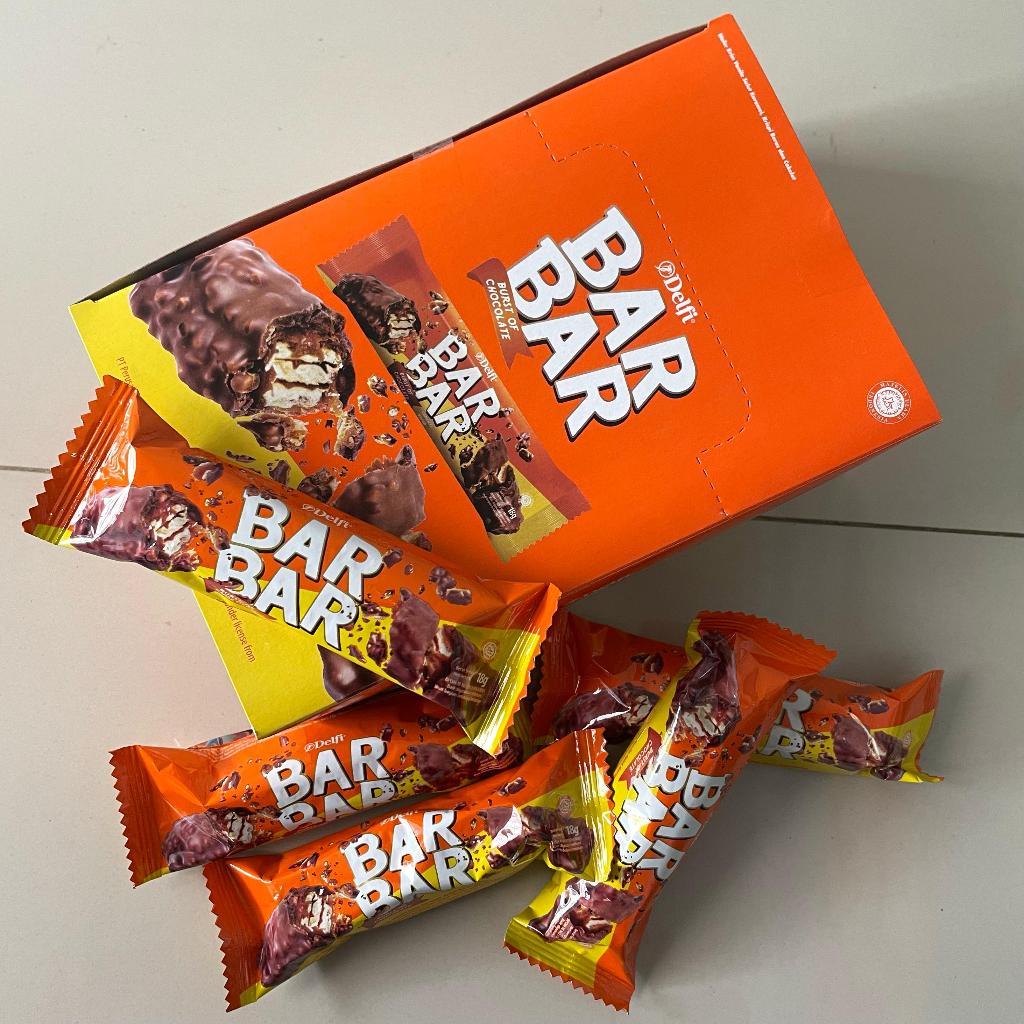 

DELFI BAR BAR 18 GRAM / COKLAT CRUNCHY (1 PC) / WAFER KRIM VANILLA KARAMEL DAN RICE CRISPY