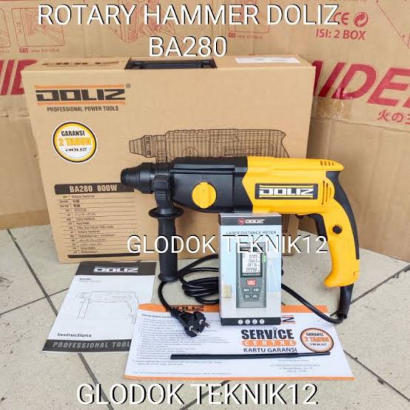MESIN BOR 26MM ROTARI HAMMER DOLIZ