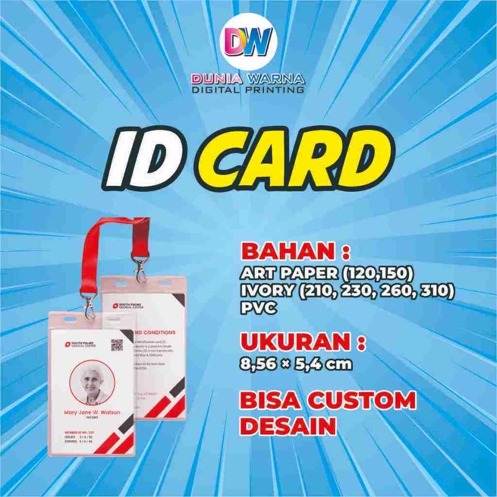 

CETAK ID CARD/ID CARD CUSTOM/KARTU ID CARD
