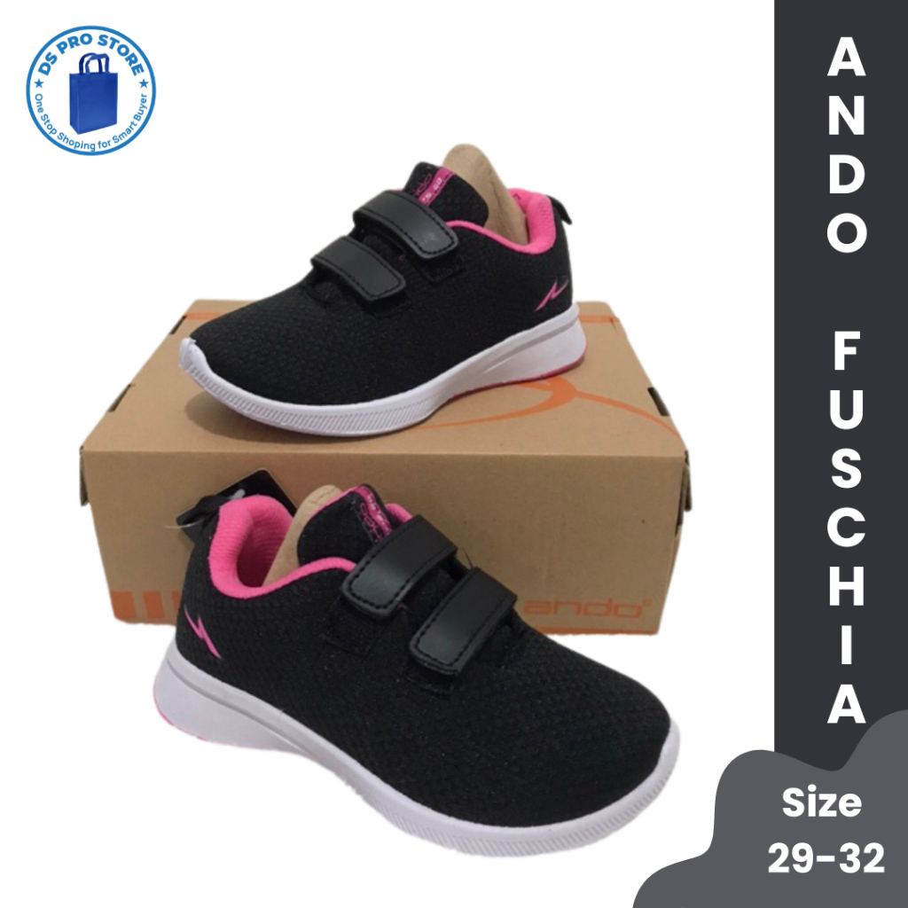 SEPATU ANDO (29-32) | SEPATU ANAK PEREMPUAN LAKI-LAKI | SNEAKER ANAK PEREMPUAN TERBARU TERKEREN TERM
