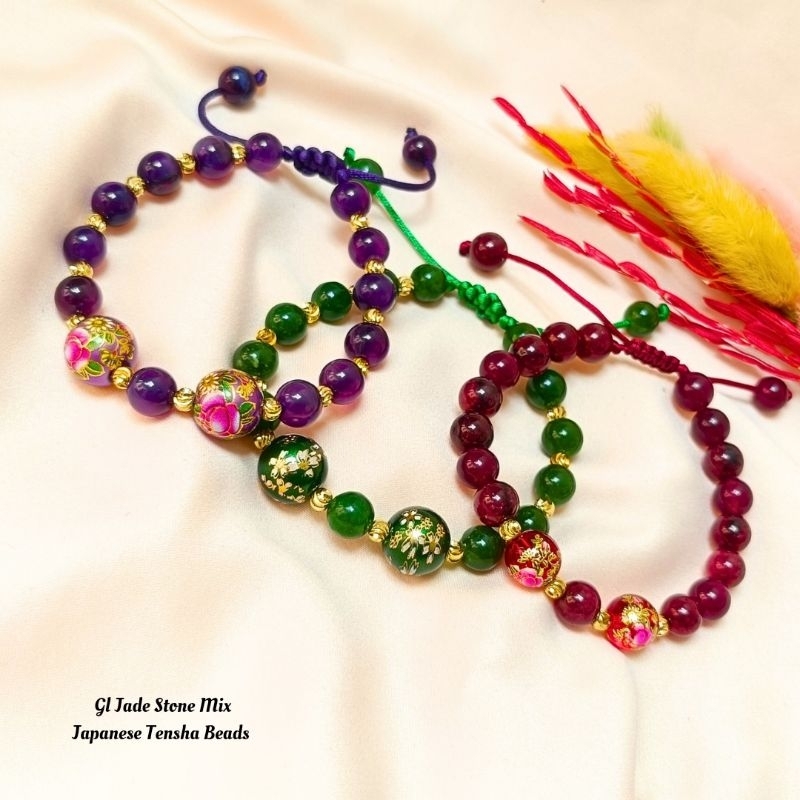 GELANG JADE STONE MIX TENSHA