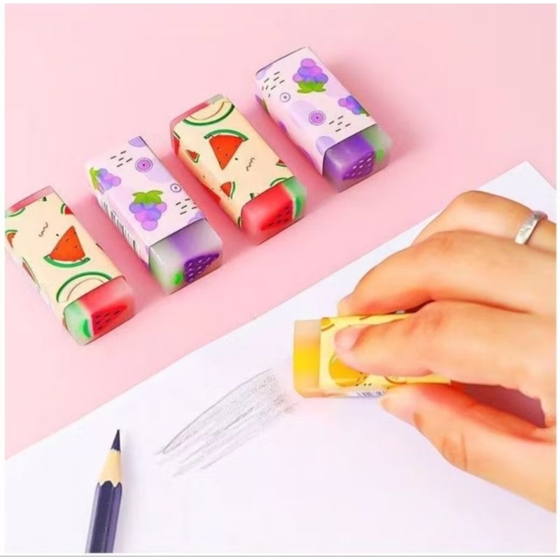 

Penghapus Pensil Motif Buah Fruits Eraser Penghapus Karakter Dinosaurus Sweet Eraser Anak