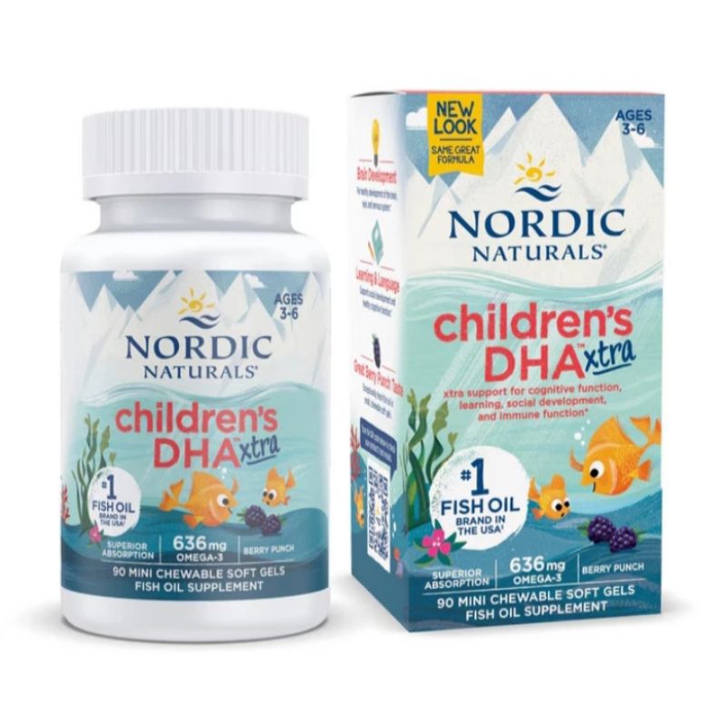 nordic naturals children's dha xtra 90.mini softgel