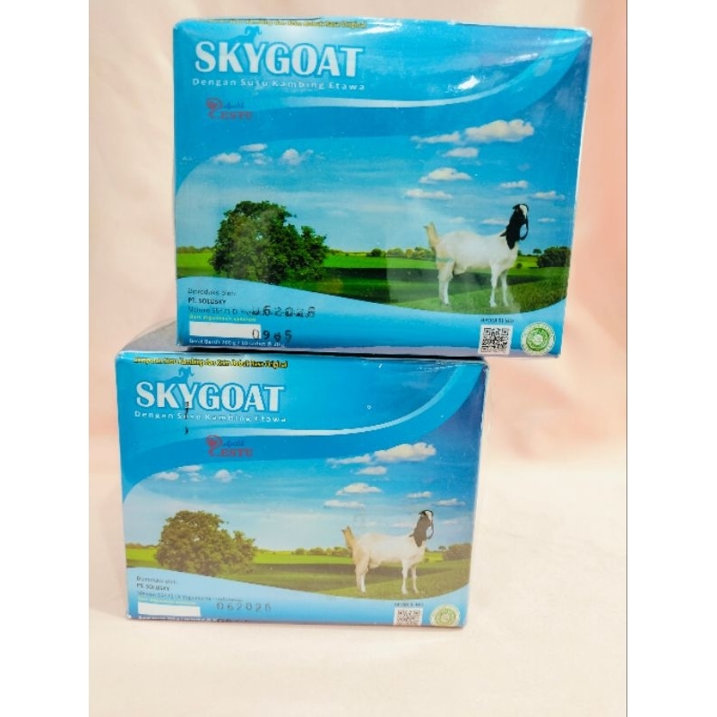 

SKYGOAT - Susu Kambing Etawa Bubuk SKY GOAT Original Vanilla 1 Box Isi 10 Sachet