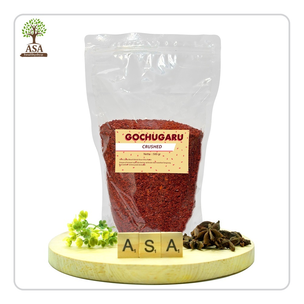 

Gochugaru Crushed / Cabai Bubuk (Kasar) Khas Korea 500 gram