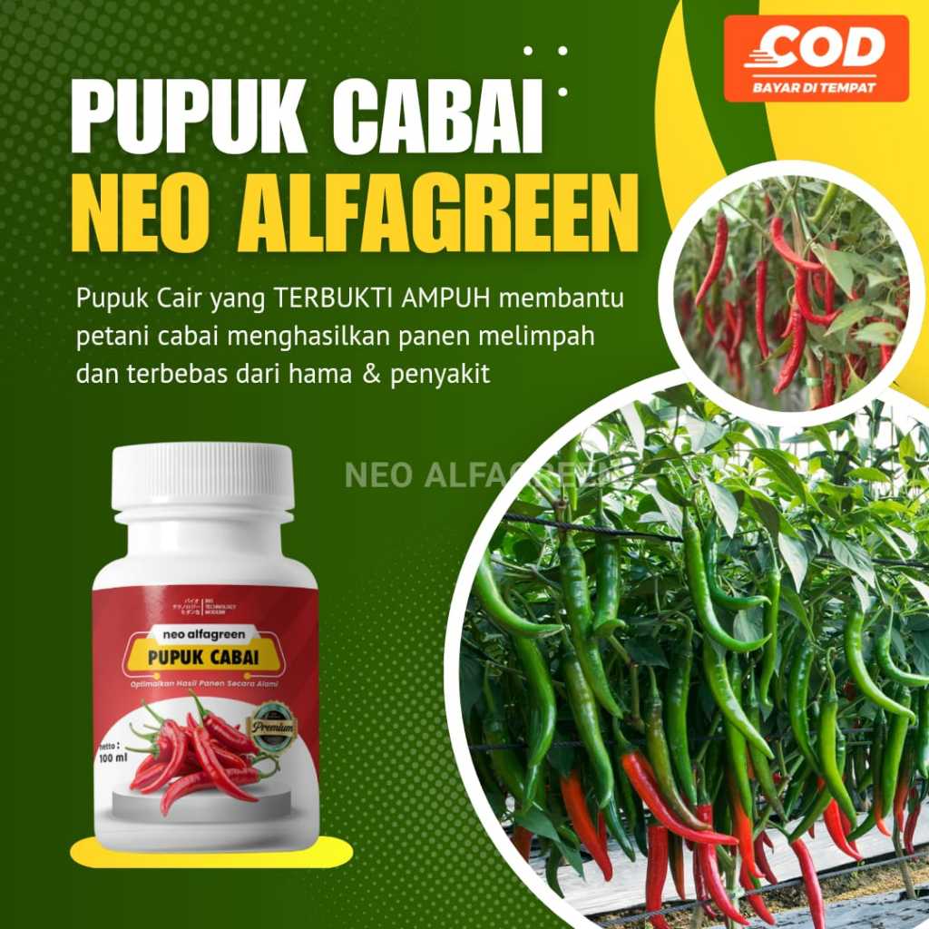 Pupuk Cabe Berbuah Lebat Pupuk Organik Cair Cabai Pupuk Nutrisi Cabe Organik Anti patek Penguat Akar