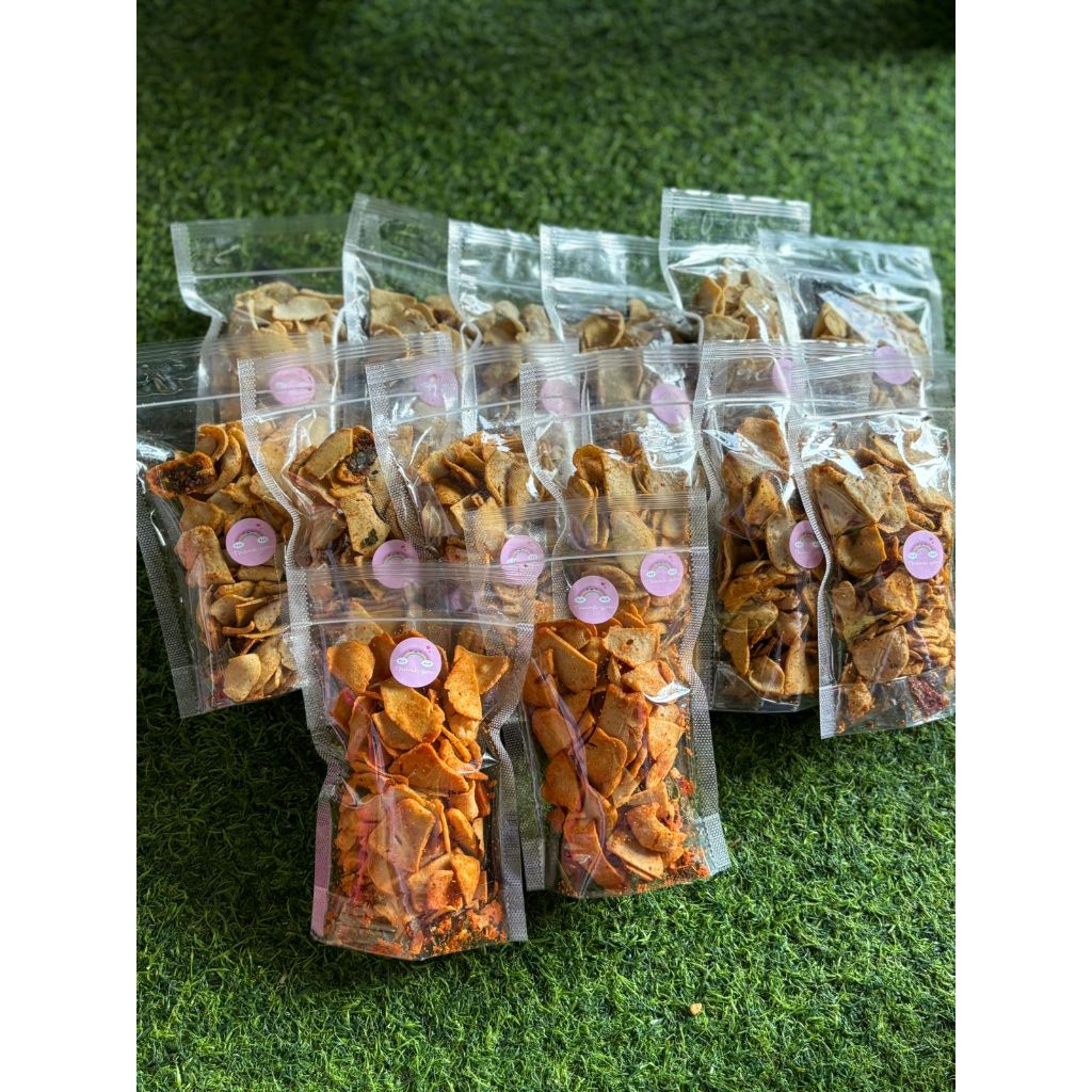

(PAKET USAHA) BASRENG KRIUK DAUN JERUK 100G KEMASAN STANDING POUCH TERPISAH