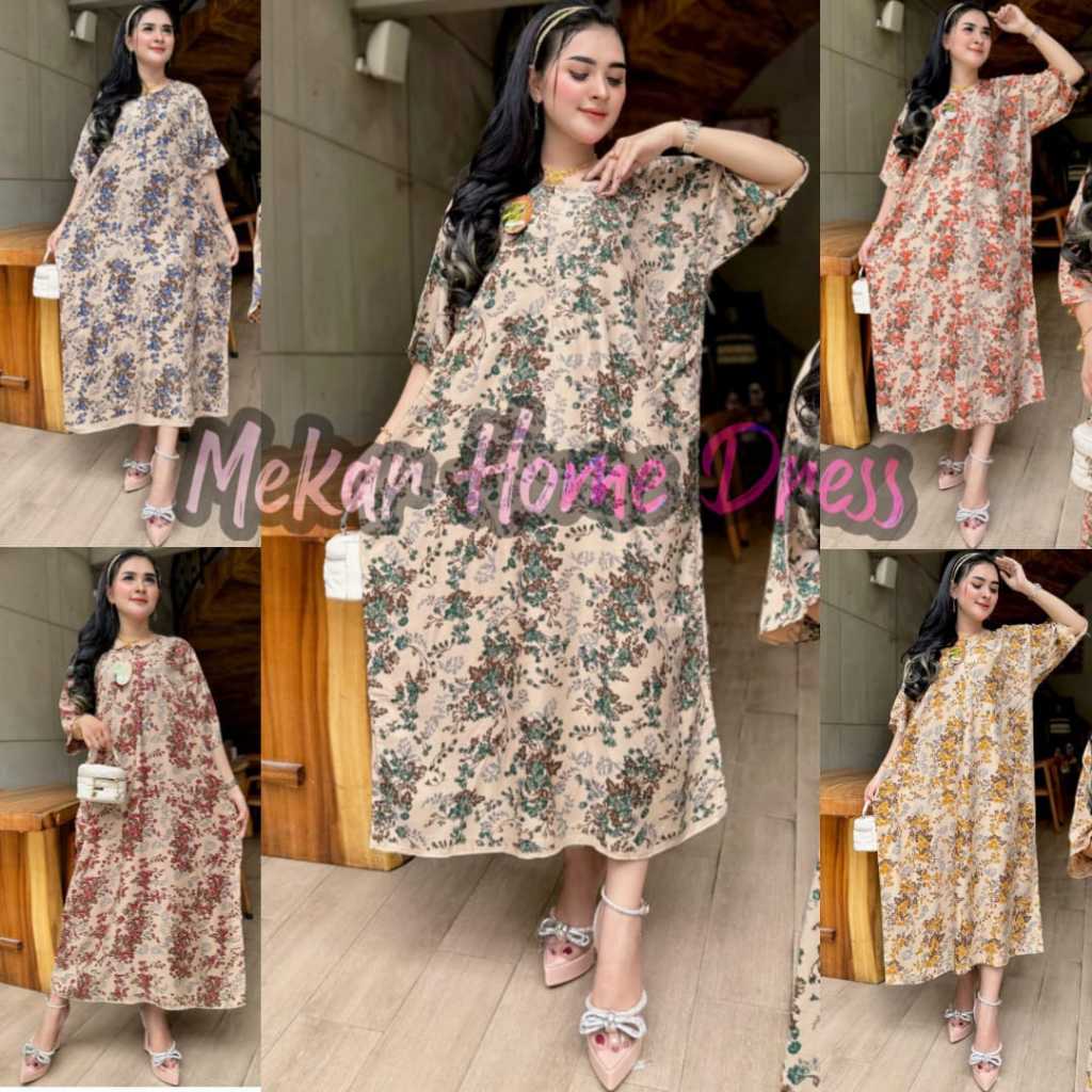 DASTER JUMBO MADINA  LD 125 BUSUI CABUTAN RESLETING DEPAN LENGAN PENDEK BAJU TIDUR WANITA BUSUI BUMI