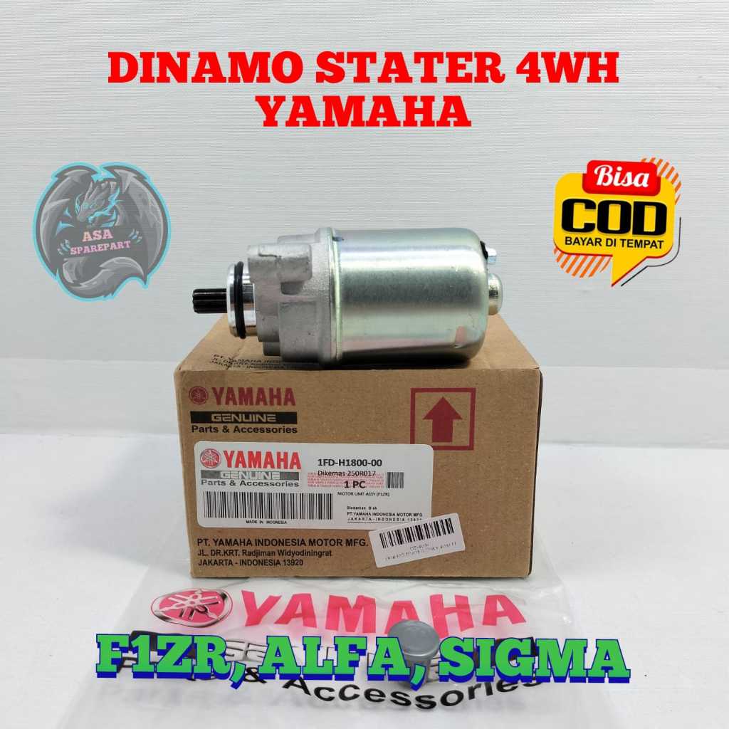 DINAMO STATER 4WH ASLI ORIGINAL Motor YAMAHA FIZR , F1ZR , ALFA , SIGMA , Force 1 fiz r poswan foswa