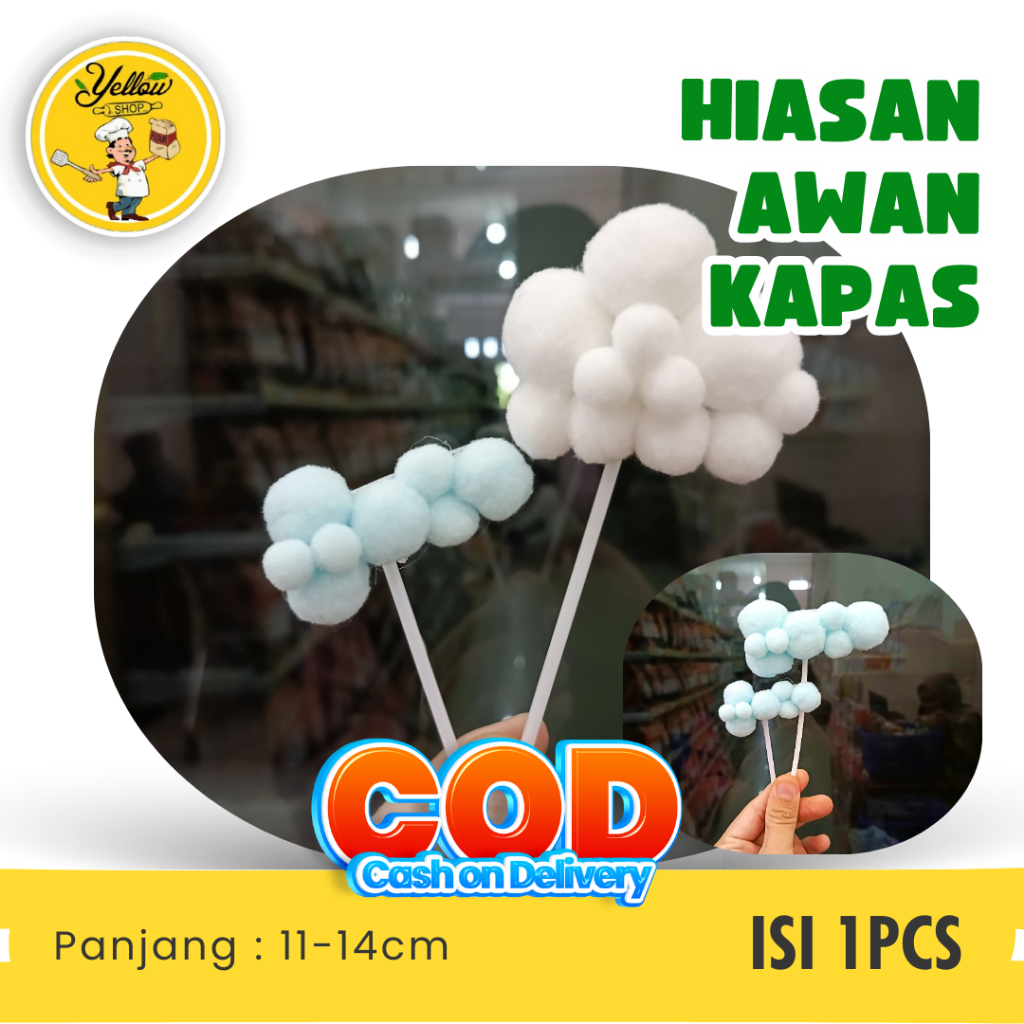 

HIASAN AWAN TOPPER AWAN /HIASAN KUE