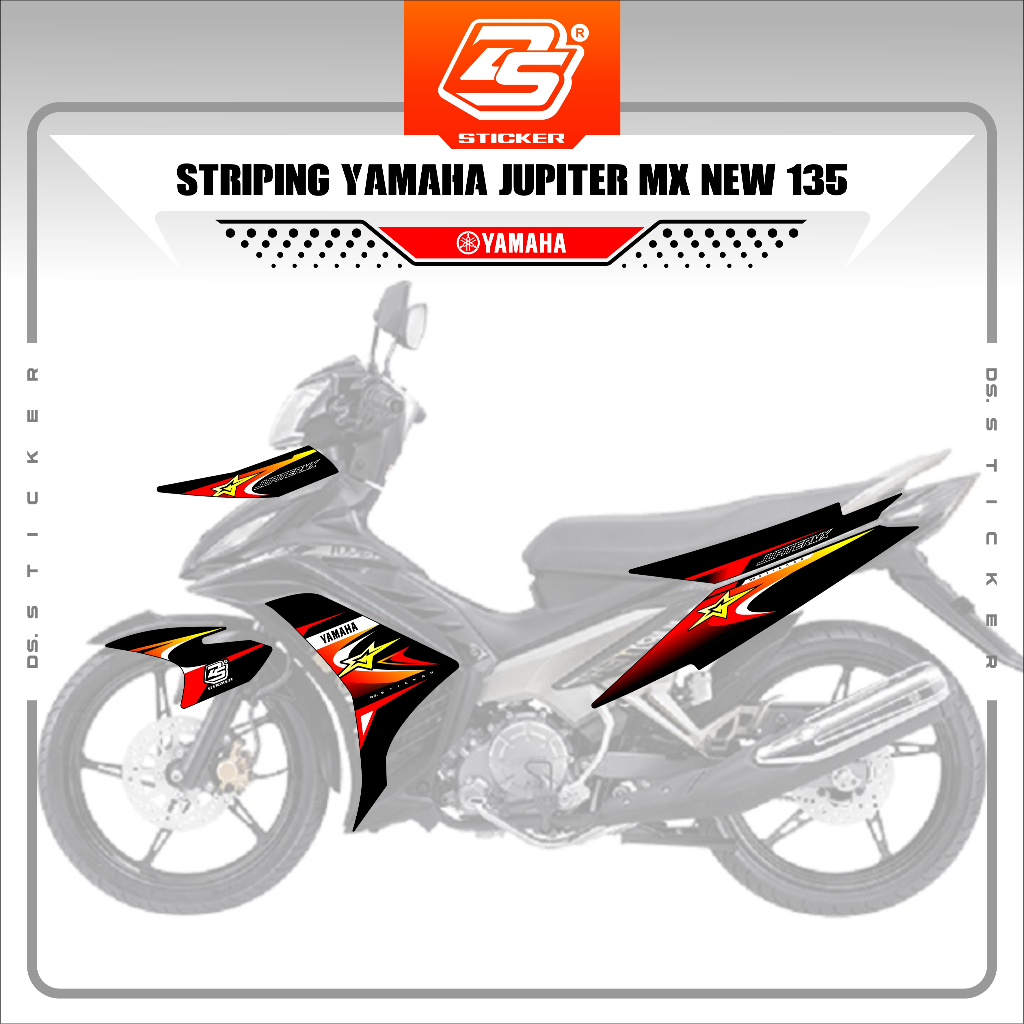 Striping Jupiter Mx 135 Stiker Jupiter mx 5 Speed Decal Sticker Jupiter Mx New 135 DS004 DS STIKER