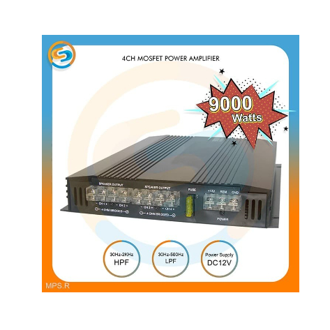 POWER AMPLIFIER MOSFET 4 CHANNEL POWER AMPLI MOBIL 4CH MPS R