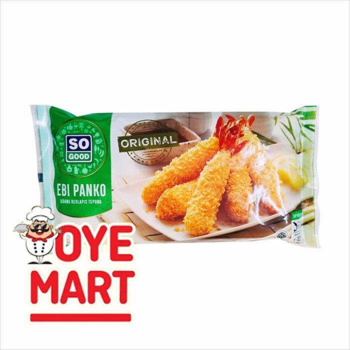 

SO GOOD EBI PANKO ORIGINAL 175GR UDANG LAPIS TEPUNG
