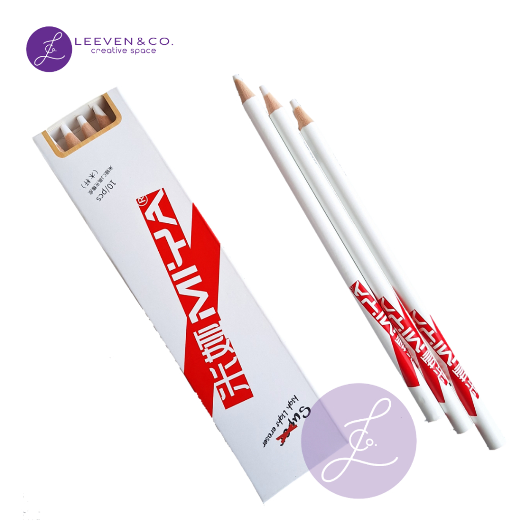 

MIYA WOODEN PENCIL HIGHLIGHT ERASER /ECER