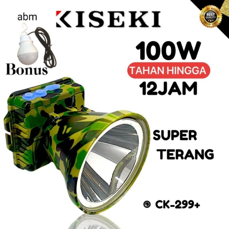 SENTER KEPALA KISEKI 100 WATT BODY LORENG CK 299+