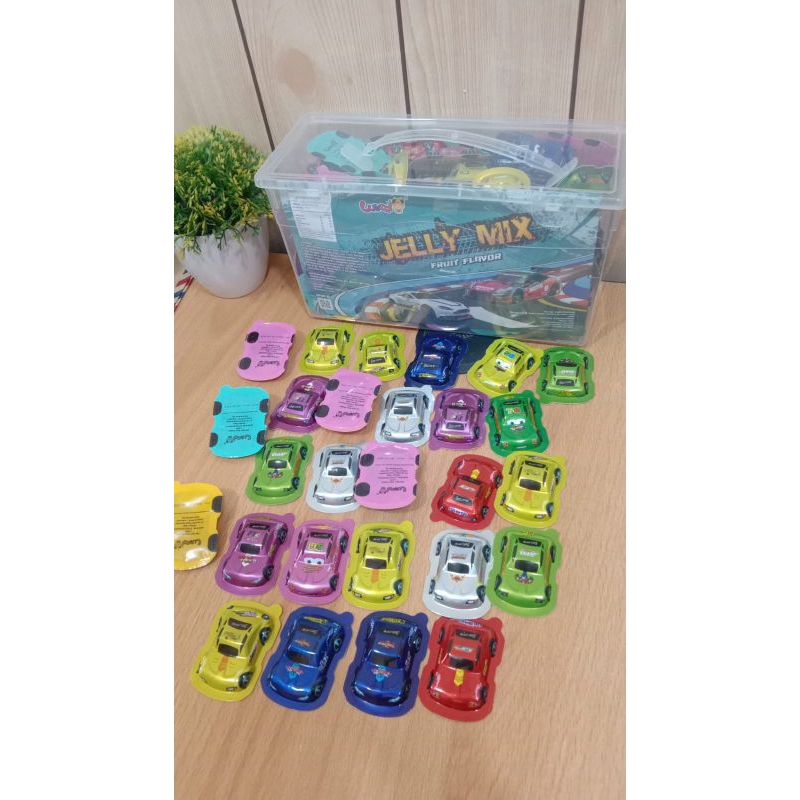 

Jelly Mix Fruit Cars 1 Toples 120PCS @6gram