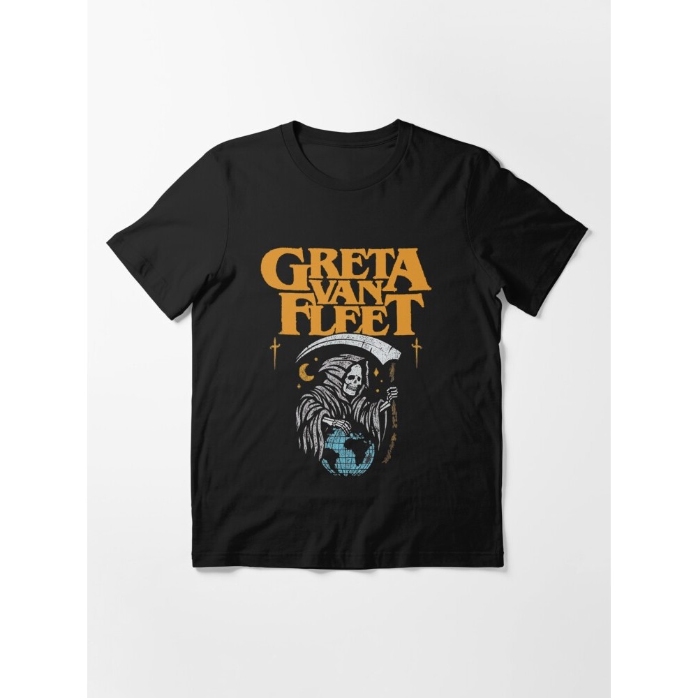 Kaos Greeta van fleet4 Greta Van Fleet Shirt Retro Musical Shirt