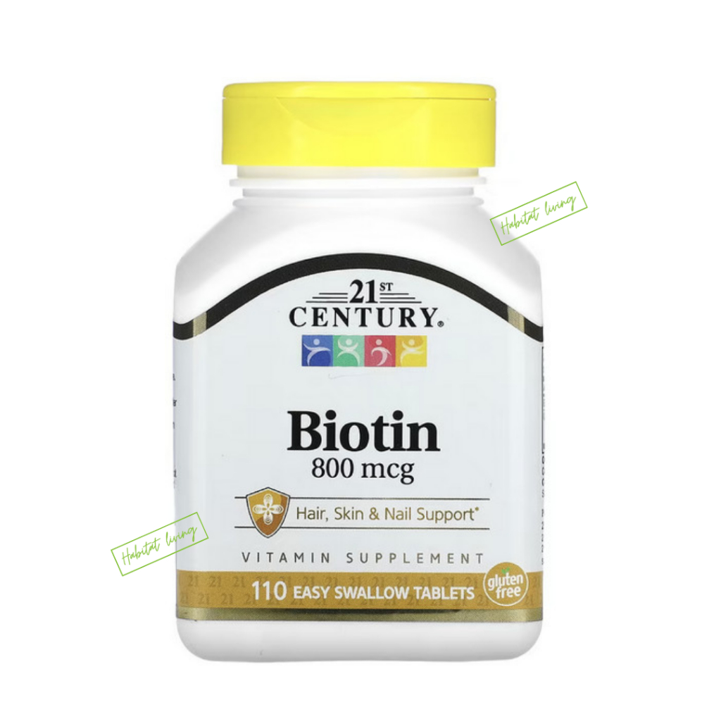 21st CENTURY Biotin 800 mcg (110 tablets)