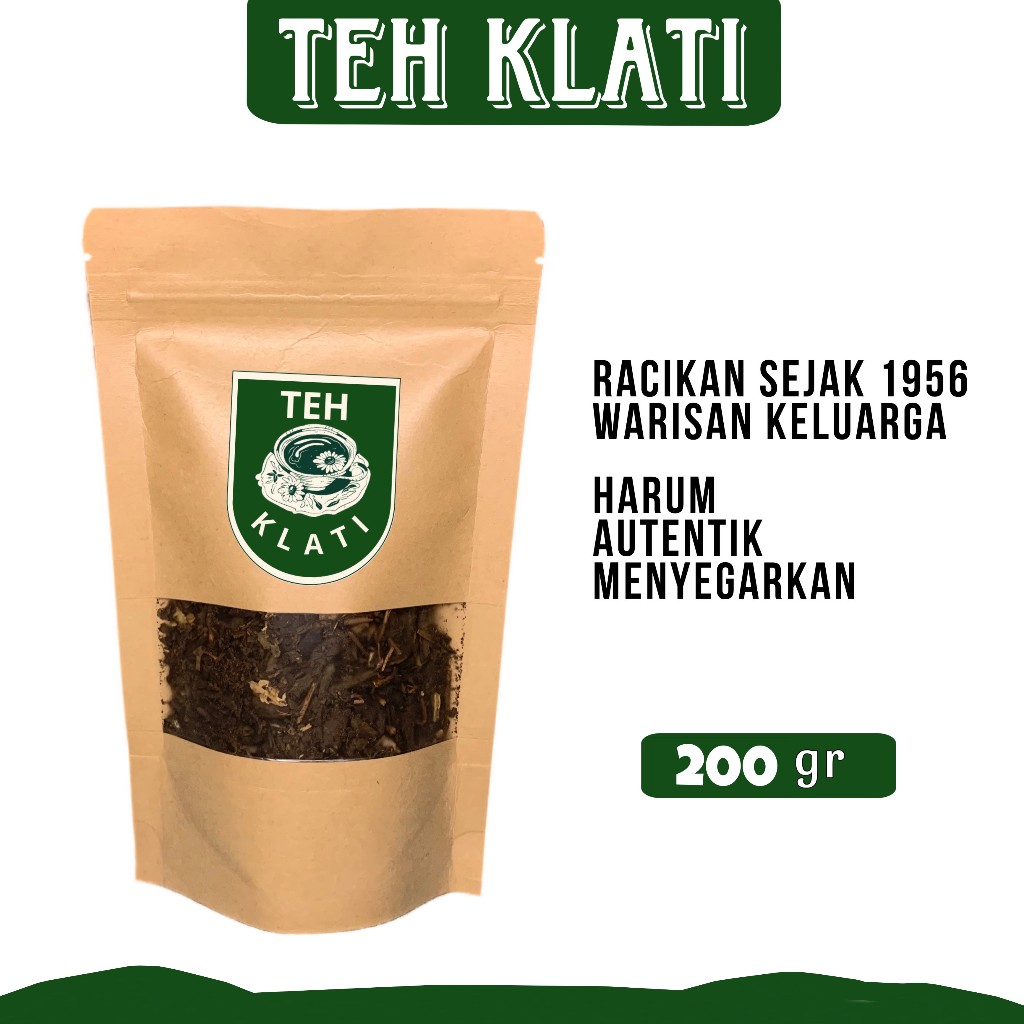 

[TEH RACIKAN] 200 Gr - Teh Klati Racikan Asli Sejak Tahun 1956