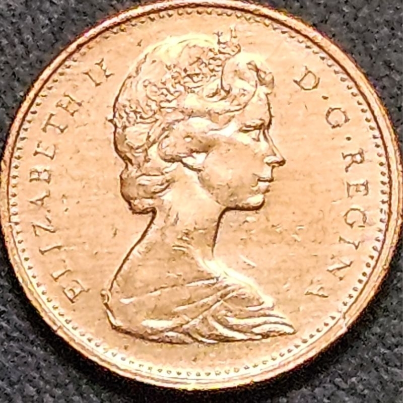 Koin Asing Negara Canada 1 sen /Cent 2009 Ratu Elizabeth Kondisi Koin Bersih Utuh Original 100%