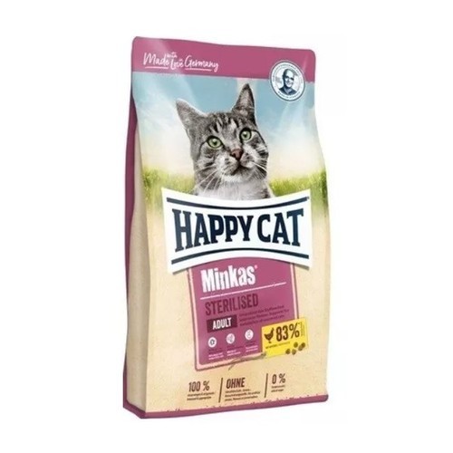 HAPPY CAT MINKAS STERILISED 10KG 10 KG / CAT FOOD HAPPY CAT STERILISED