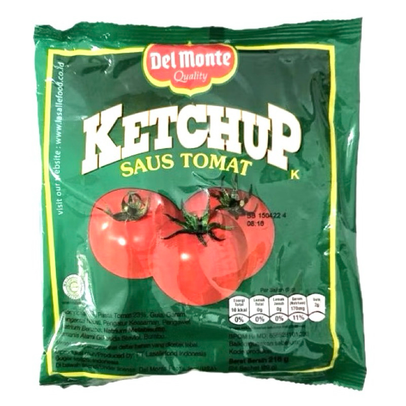 

Del Monte Saus Tomat 9g x24 sachet