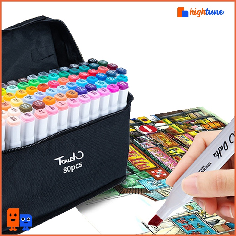 

KODE L26Q Hightune Colorful Sketch Markers Set of 364868 Dual Tip Touch Markers