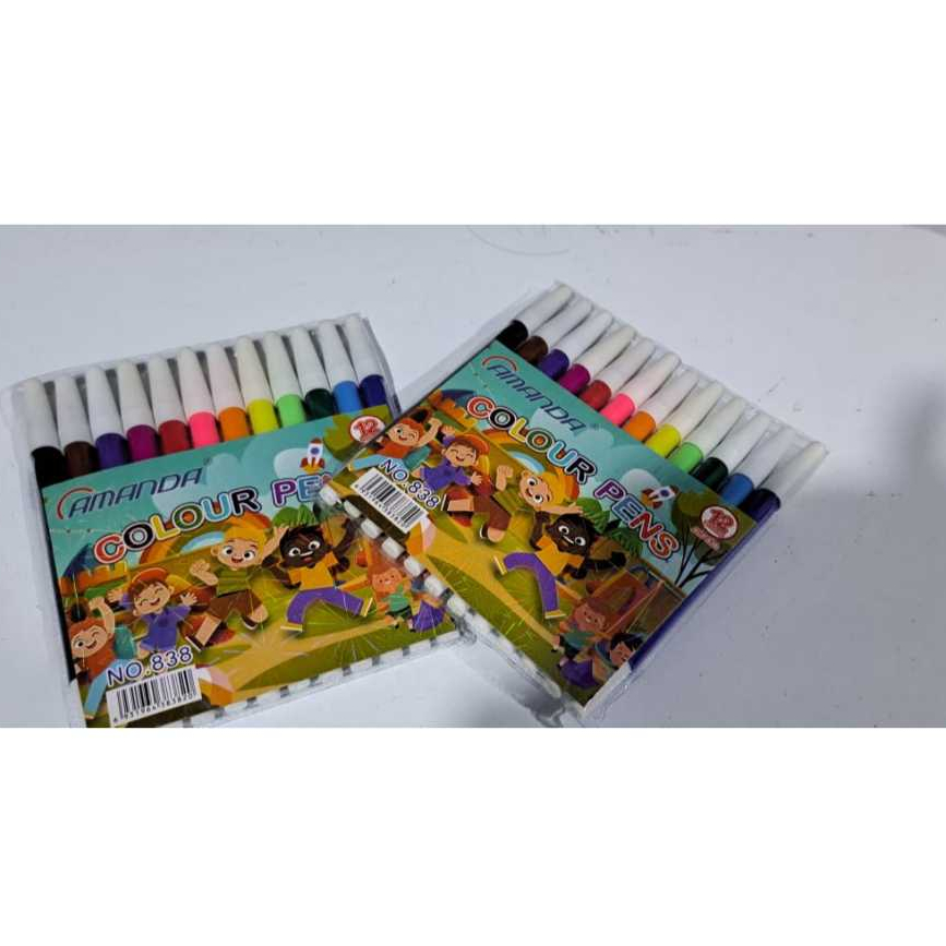 

Spidol 12 Warna Amanda Colour Pens