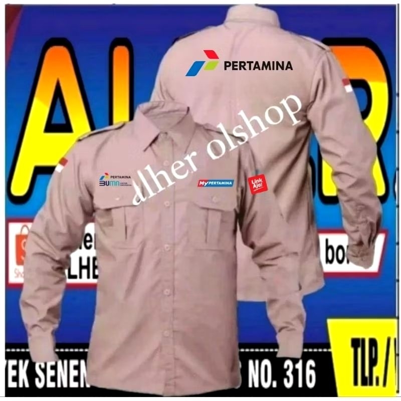 kemeja Pertamina baju Pertamina seragam Pertamina Pdh Pertamina Pdl Pertamina kemeja kerja Pertamina