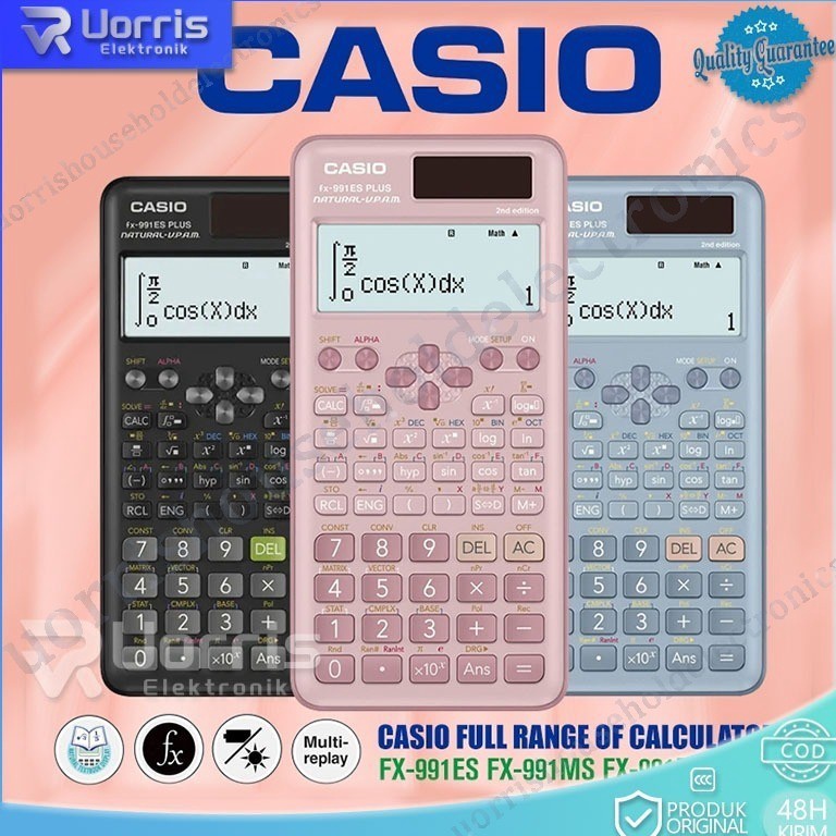 

KODE U45J CODKALKULATOR SCIENTIFIC CASIO FX 991ID PLUS 2 ORI