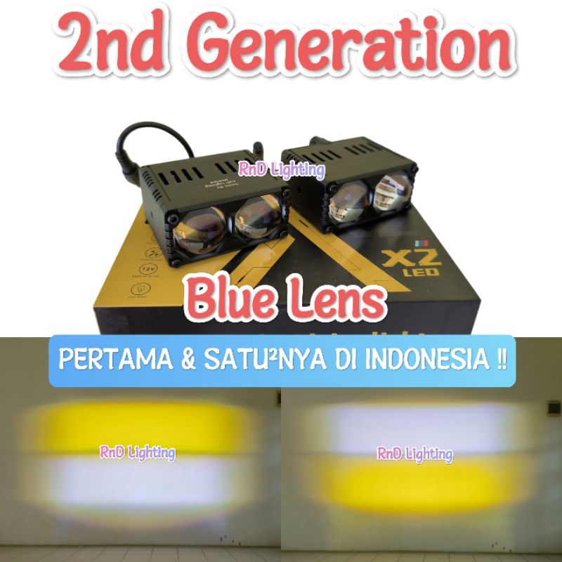 { Iklan Dobel Color } Senlo X2 Plus V3 BLUE LENS 2nd Generation Premium Lampu Tembak