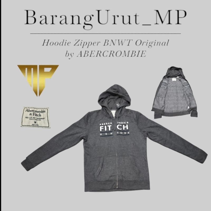 Hoodie Zipper BNWT brand ABERCROMBIE Original