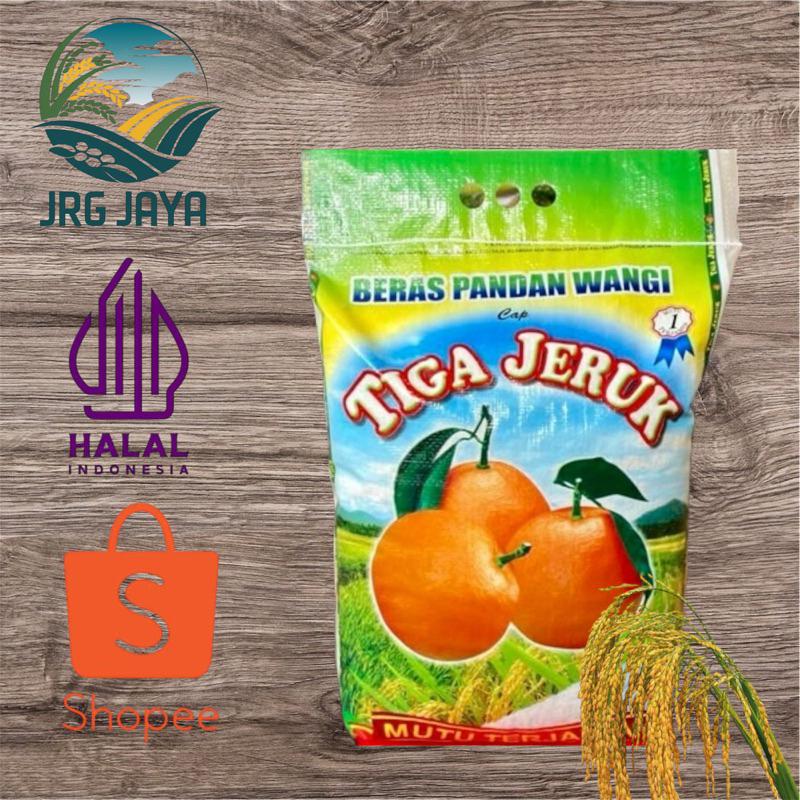 

Beras pandan wangi Cap Tiga jeruk premium 5kg 10kg 20kg Termurah