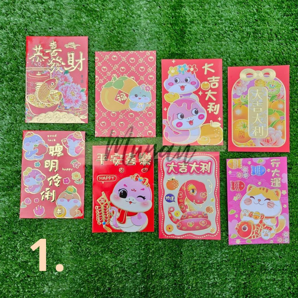 

Angpao Imlek Tahun 2025 isi 6 Pcs / Angpao Chinese New Years Shio Ular Tahun 2025